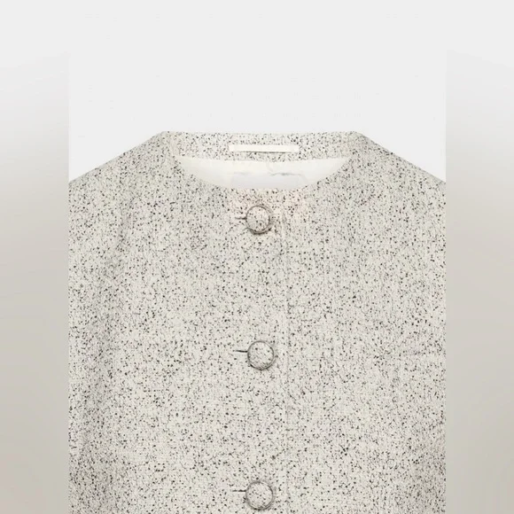 NEW! ARITZIA Babaton Acquire Jacket - Tweed (Ecru/Black)